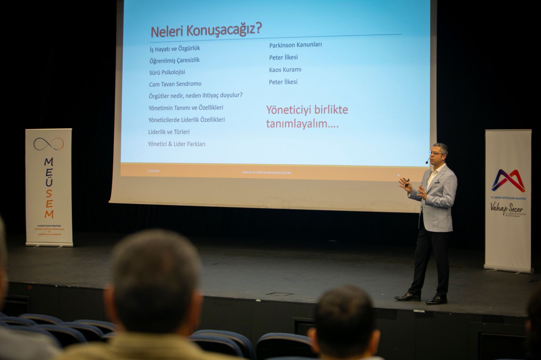 Mersin Büyükşehir Belediyesi Yöneticilerine Liderlik ve Karar Verme Teknikleri Eğitimi Verildi