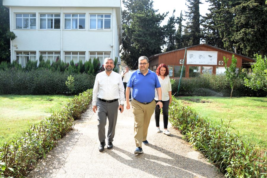 Merkez Müdürümüz Prof. Dr. İlhan Ege’yi Mersin Ekonomi Platformu Başkanı Servet Özkaya ziyarette bulundu. 