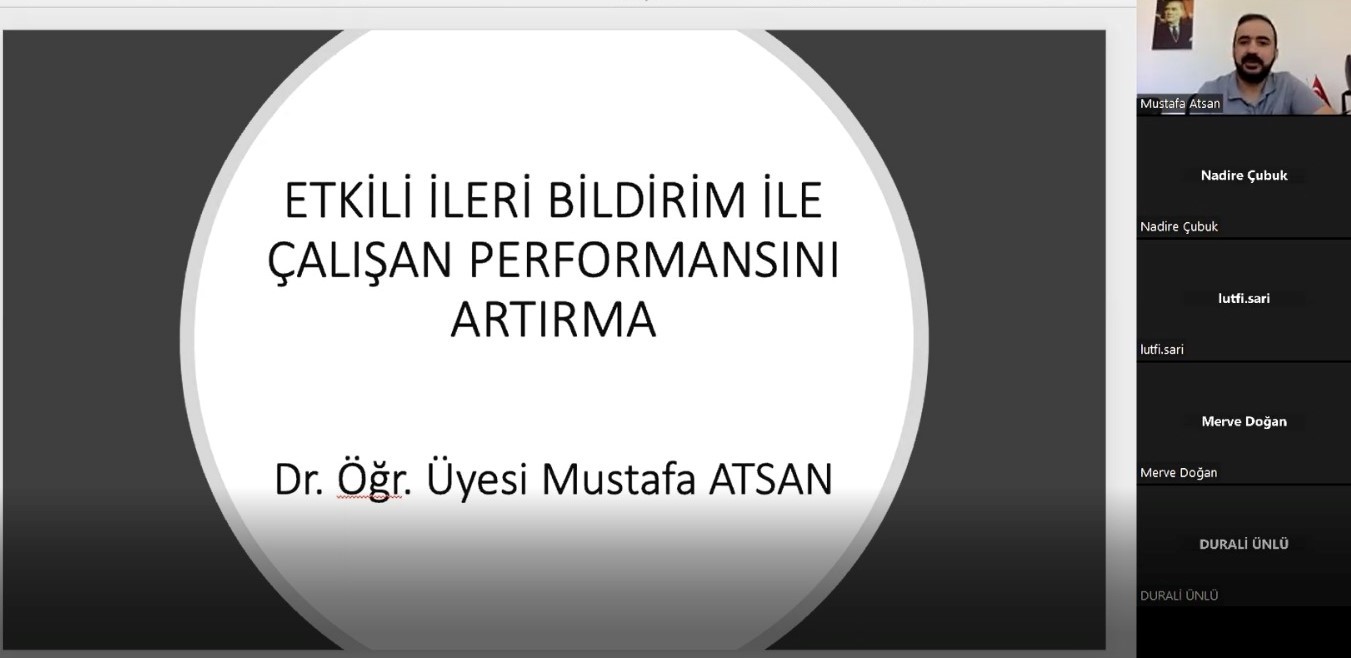 Etkili İleri Bildirim İle Çalışan Performansını Artırma Eğitimi Gerçekleşti