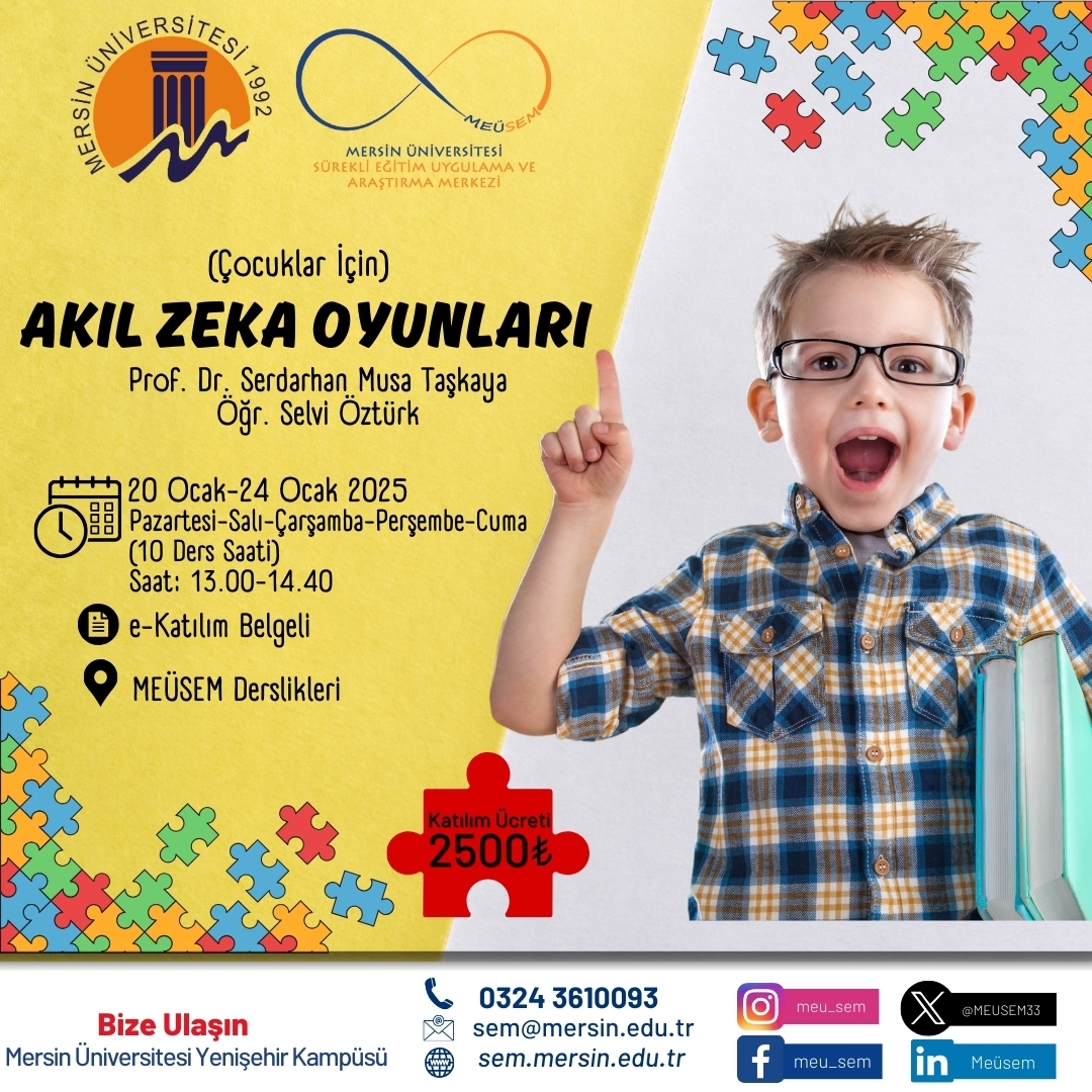 Çocuklar İçin Akıl Zeka Oyunları